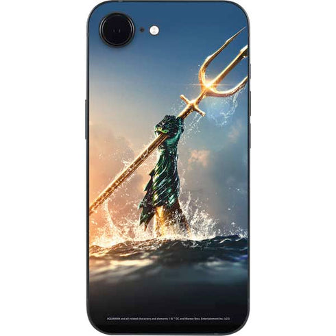 DC Comics Aquaman Movie Poster Trident iPhone 16e Skin